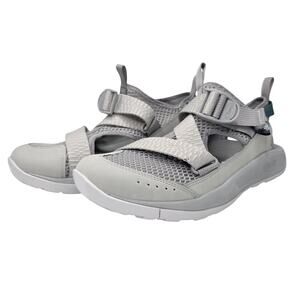 Chaco Odyssey Men 9 Gray Closed Toe Mesh Water Shoe Hiking Sandal Gorpcore Sport